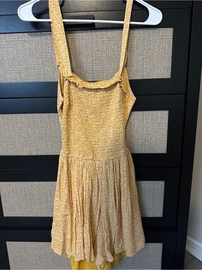 Yellow Floral Romper